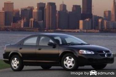 Insurance rates Dodge Stratus in Charlotte