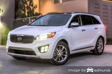 Insurance rates Kia Sorento in Charlotte