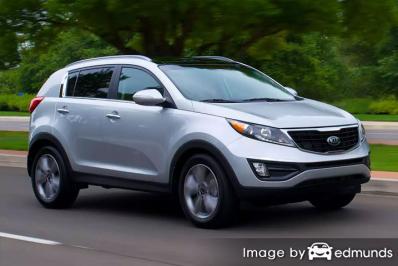 Insurance rates Kia Sportage in Charlotte