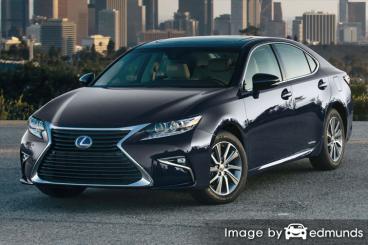 Insurance rates Lexus ES 300h in Charlotte