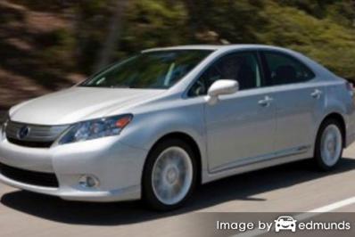 Insurance rates Lexus HS 250h in Charlotte