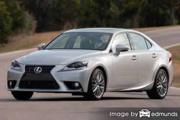 Insurance rates Lexus IS 250 in Charlotte