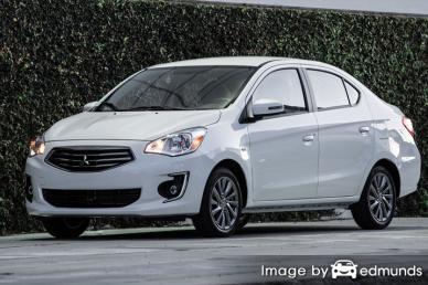 Insurance rates Mitsubishi Mirage G4 in Charlotte