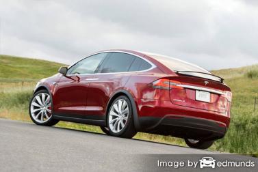 Insurance rates Tesla Model X in Charlotte