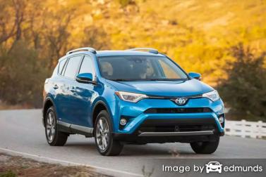 Insurance rates Toyota Rav4 Hybrid in Charlotte